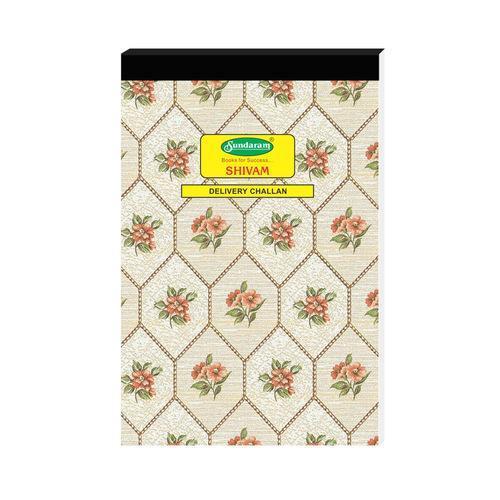 Sundaram Shivam Delivery Challan Book | 14 x 21.5 cm | 50 Sets | Stapled & Cloth Bound | Micro-Perforated