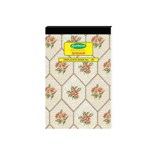 Sundaram | Shivam | Triplicate Book | Bill Book | 00 No. | 10.5 x 18.5 cm | 100 Sets