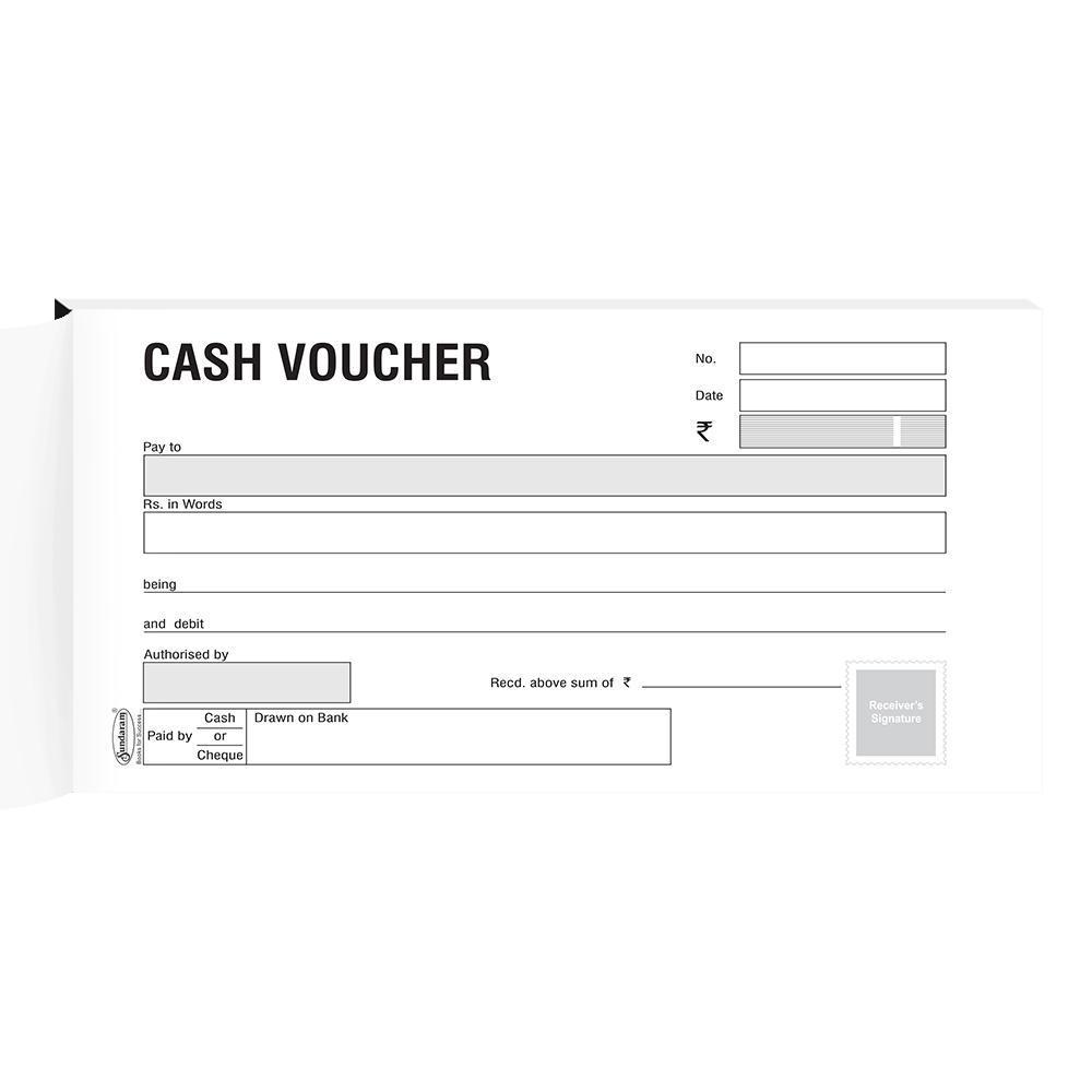 Sundaram Hard Bound Cash Voucher Book 18.7 x 10.5 cm - 50 Pages 4 Sundaram Hard Bound Cash Voucher Book 18.7 x 10.5 cm - 50 Pages - Image 4