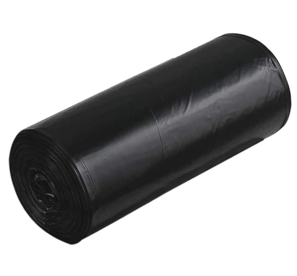 Garbage Bag (F1) 19 X 21 Dustbin Bag/Trash Bag - Black Color (Plastic) [Pack of 1kg]