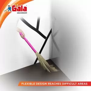 Gala No Dust Broom XL for Floor Cleaning, Long Handle Broom Stick for Home  Floor Cleaning