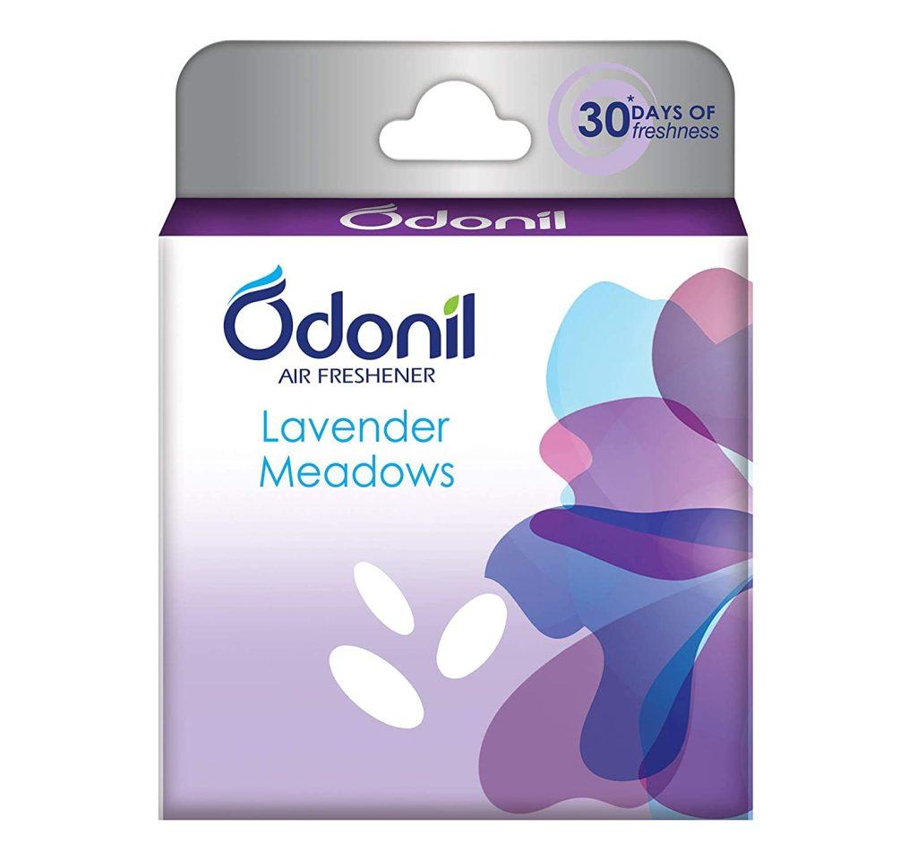 Odonil Air Freshener Lavender Meadows 50g | Room Freshener and Bathroom Freshener [1Piece]