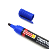 Camlin Kokuyo Permanent Marker Pen Blue Waterproof Refillable Broad Tip Marker