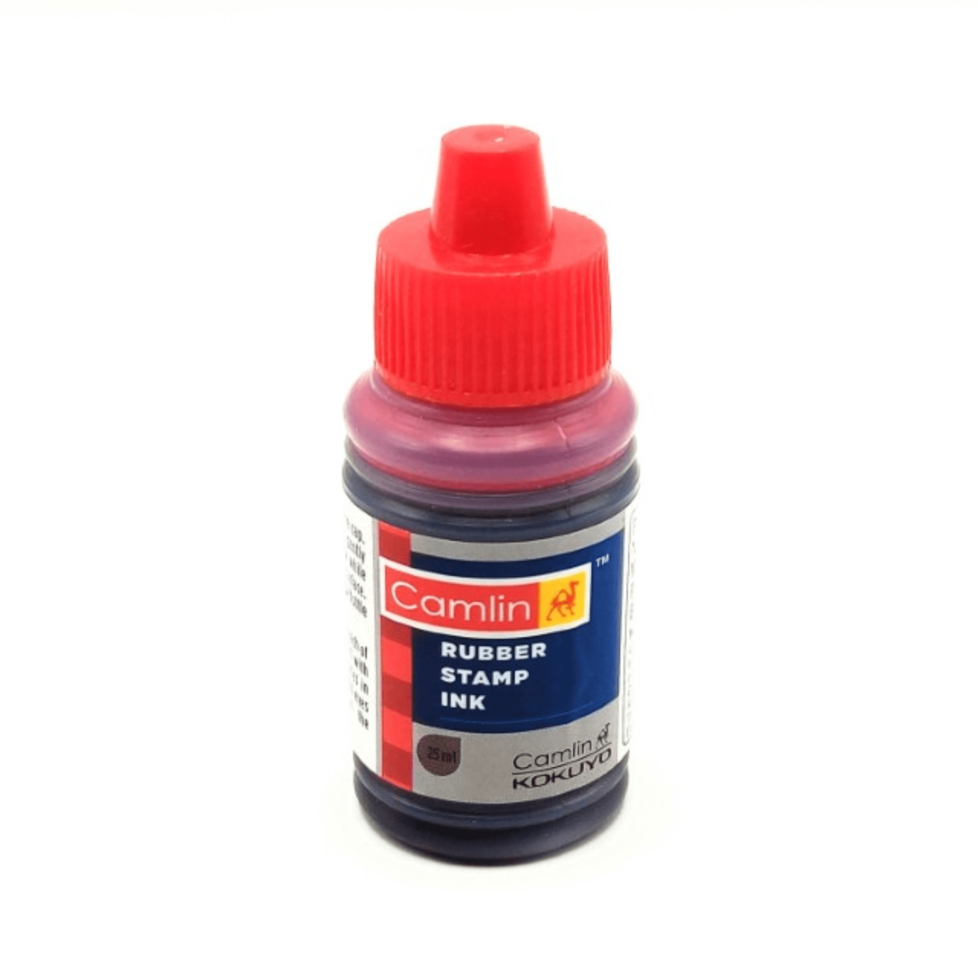 Make a Bold Statement with Camlin Kokuyo Rubber Stamp Pad Ink 25ml Red