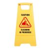cleaning in progress sign board