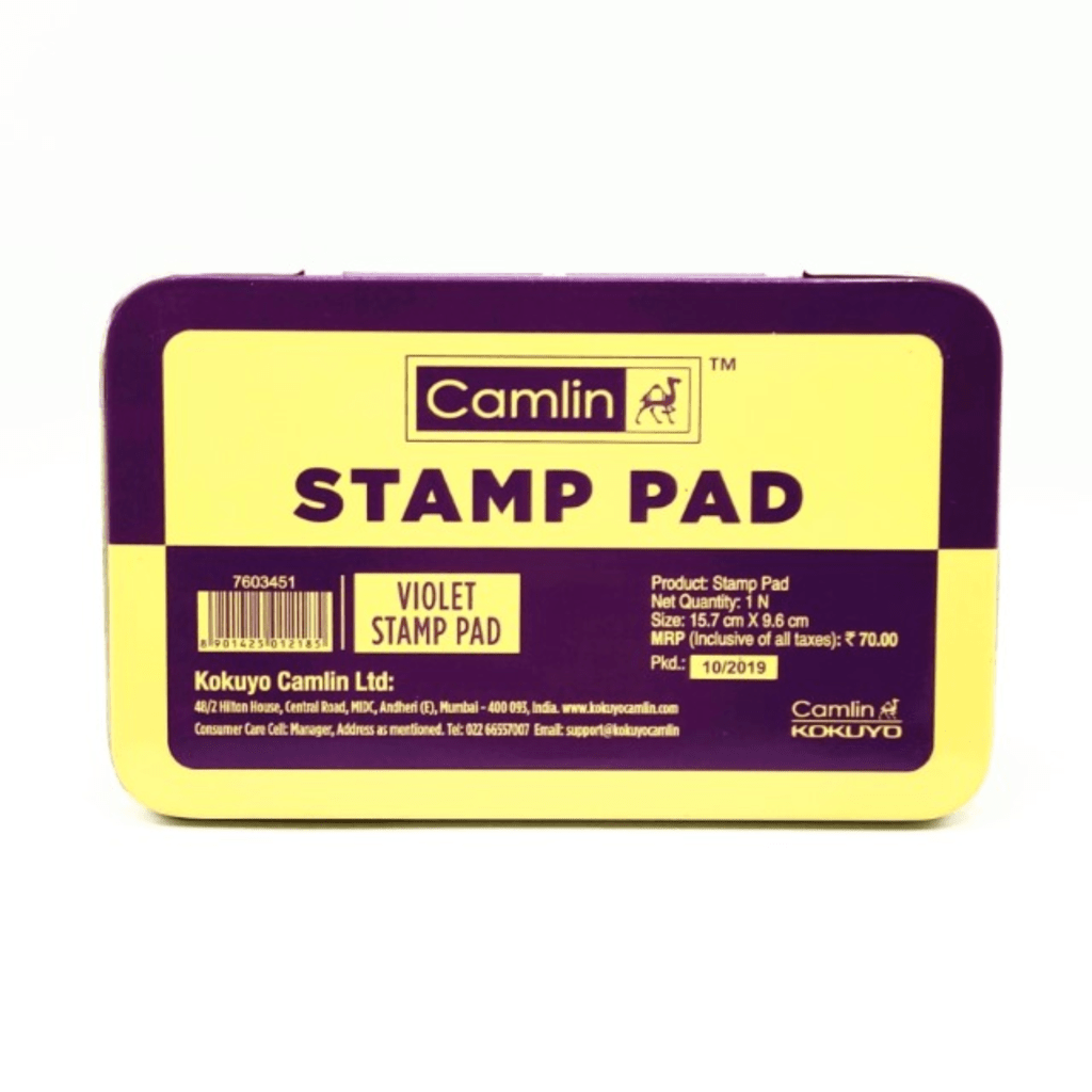Office Procurement Checklist: A Complete Guide for Businesses 9 Camlin Kokuyo - Metal Stamp Pad Large (Violet)