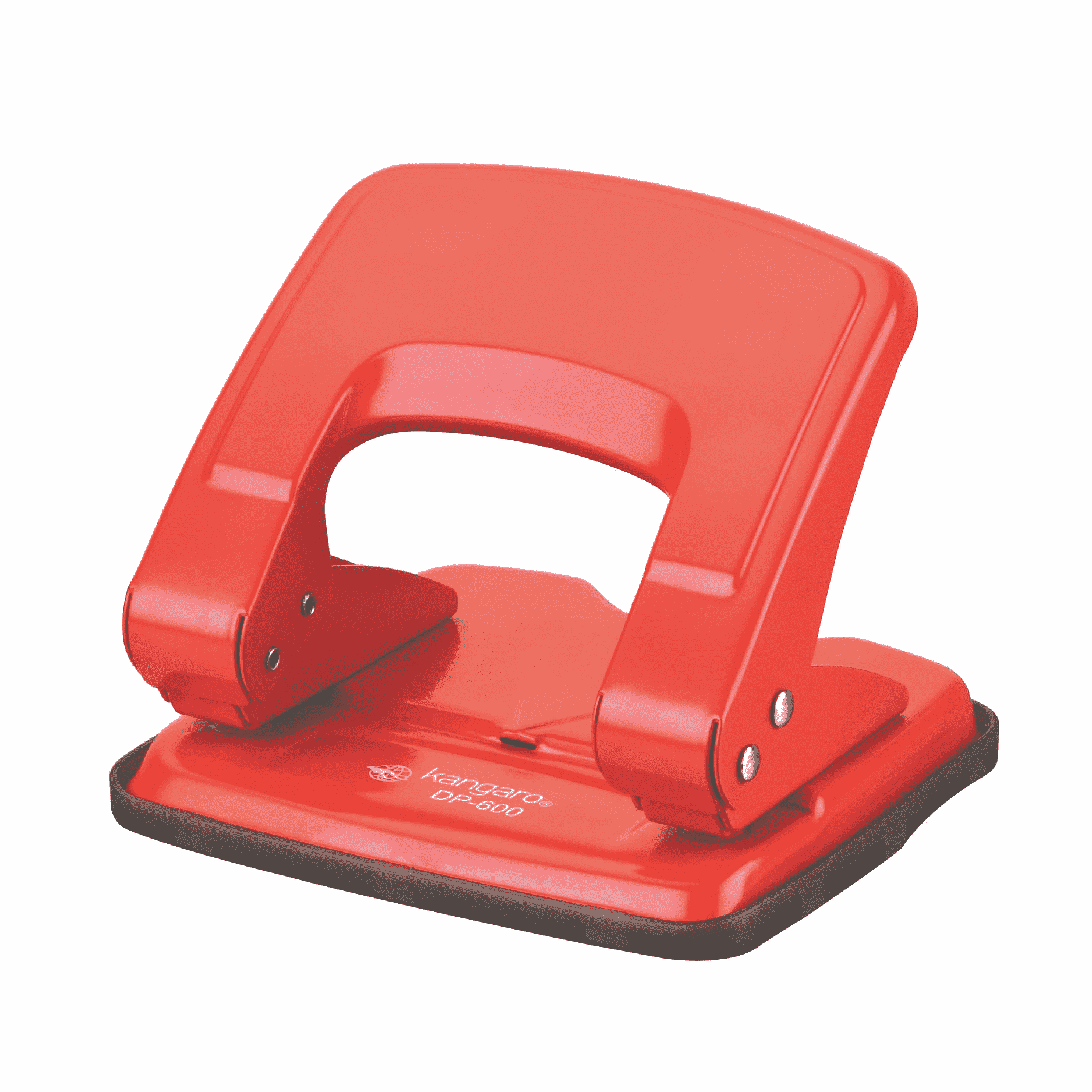 Kangaro Paper Double Punch DP600 HeavyDuty Double Hole Punch for