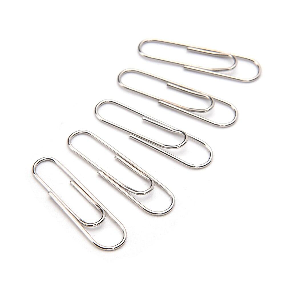 100 Pieces Silver Tone Metal U Shape Paper Pin (Size:28 mm) : :  Office Products