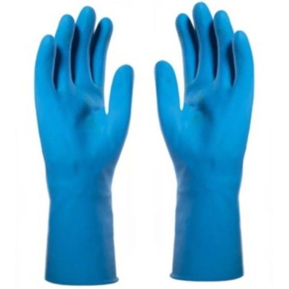 Besto Hand Gloves – Blue for Kitchen, Home Cleaning, Office Cleaning – Large [Set of 1 Pair]