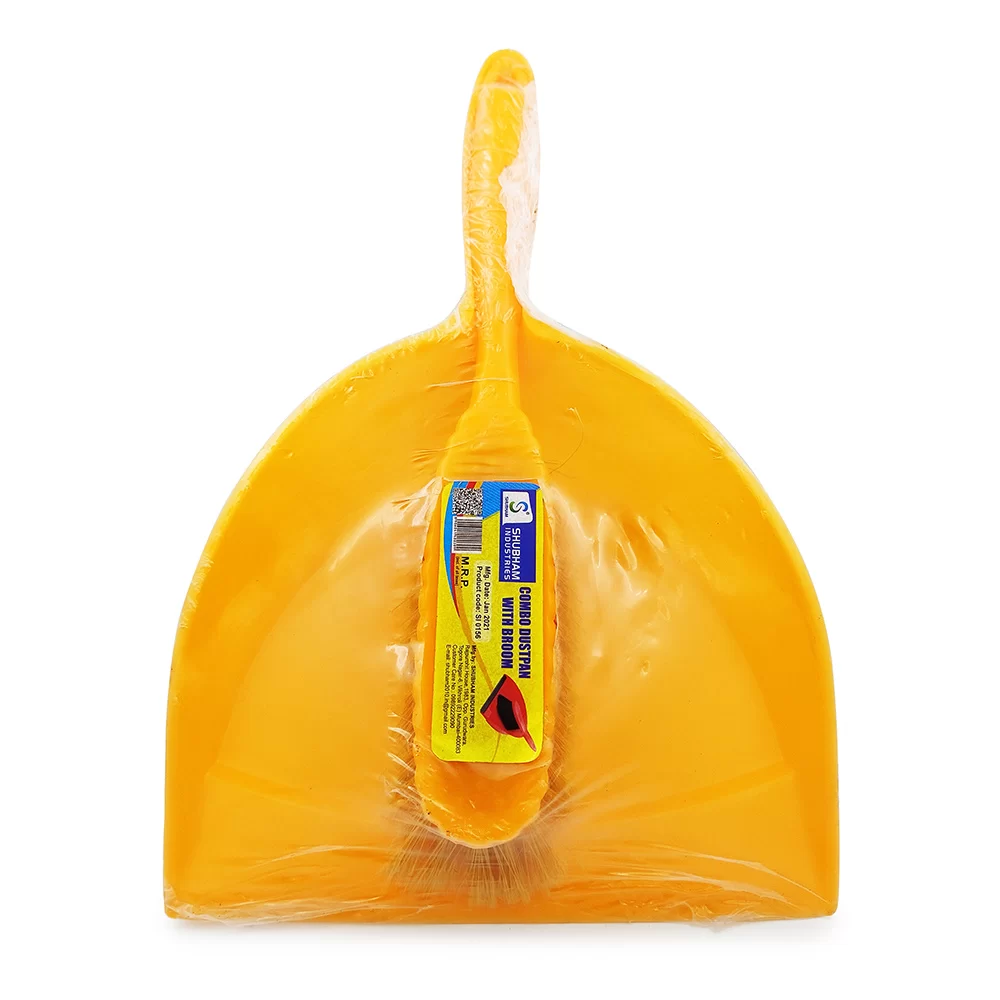 Plastic Dust Pan with Brush Dust Pan (Supdi) Floor Cleaner Brush