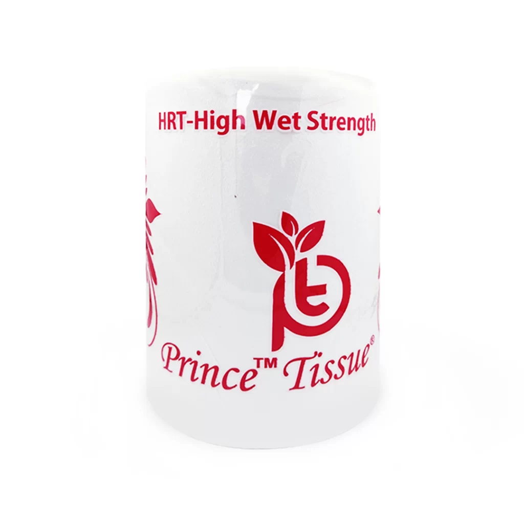 Prince HRT Tissue Roll (255mtrs) - Hard Roll Paper Towel, Paper Wipes, Napkin, Toilet Roll, Tissue For Home And Commercial Use With Premium Absorbency, Single Roll [1 Piece]