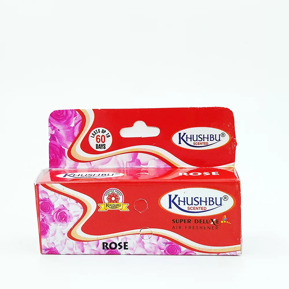 Khushbu Air Freshener Rose 100gm | Room Freshener | Car Freshener | Bathroom Freshener [1 Piece]