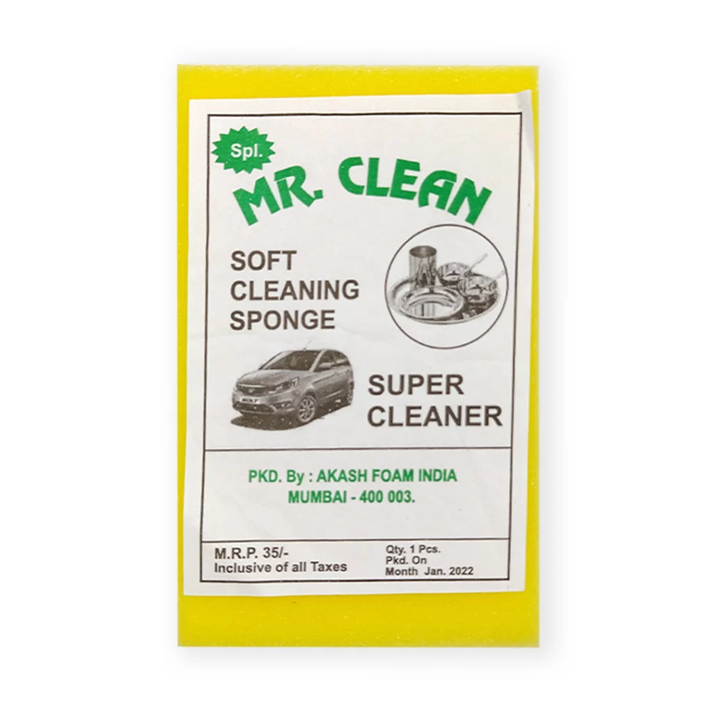 Mr. Clean Super Cleaner Sponge – Multipurpose, Absorbent & Scratch-Free