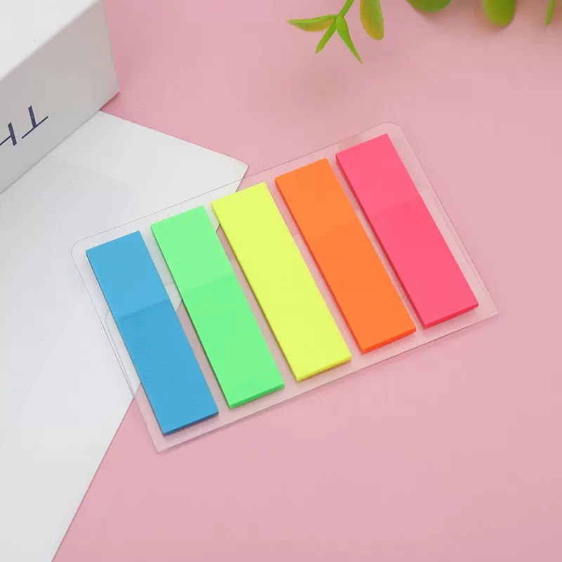 Post-it Super Sticky Notes, 3 x 3 cm, blanc, 5 Tampons-Lot de 2