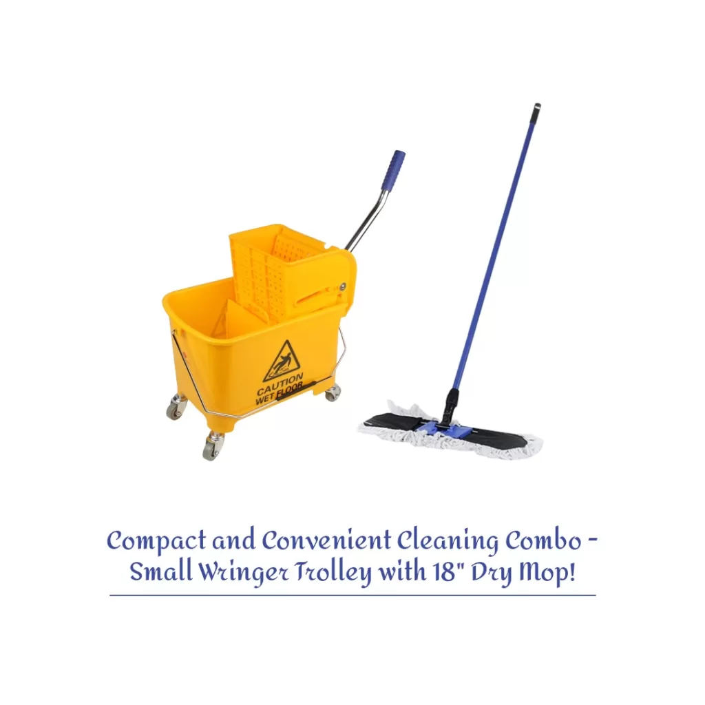 Office Supplies Spend Analysis: How to Find Hidden Savings in Procurement 8 Wringer Cleaning Trolly Small Bucket + 18" Dry Mop Combo-Pack of 1