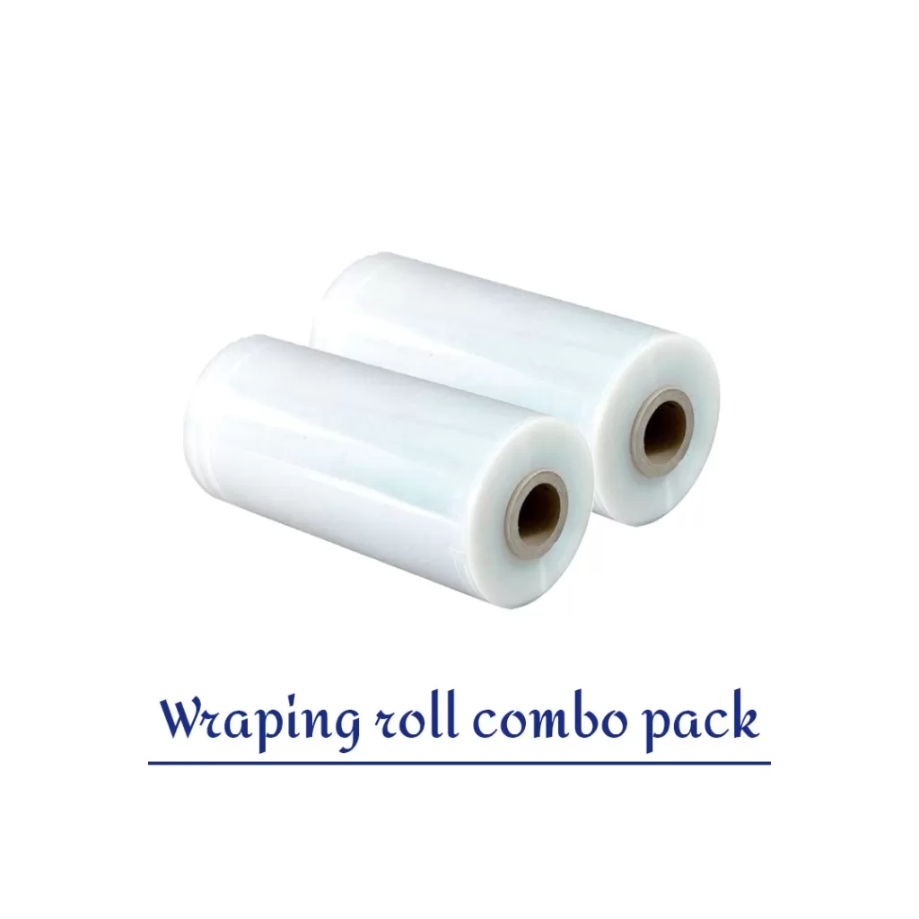 Best Online Stores for Buying Admin Supplies in India (2025 Edition) 6 18" Transperent Stretch Roll/Wrapping Roll-Pack of 2 (4.238 Kg Per Roll)