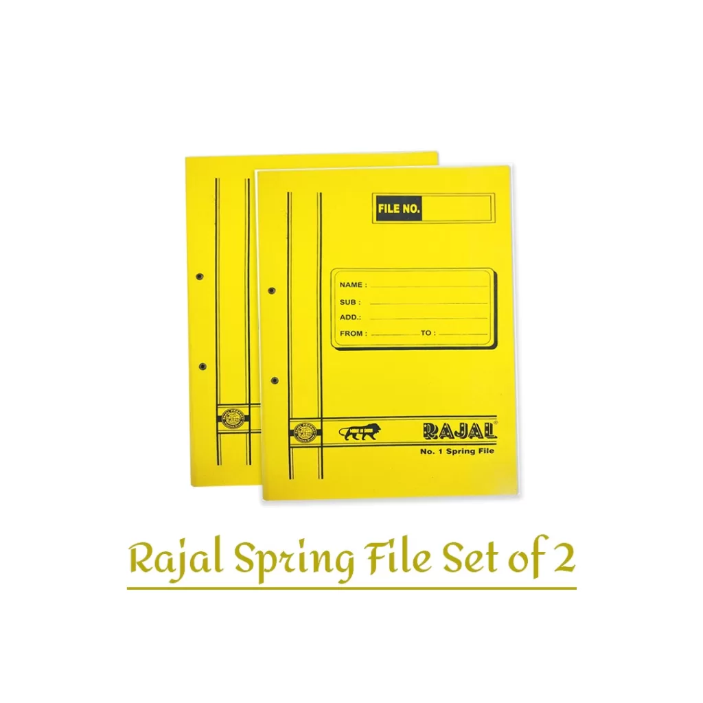 Office Procurement Checklist: A Complete Guide for Businesses 3 Rajal No.1 Spring File Combo