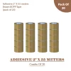 adhesive 2" X 55 meters brown BOPP tape - pack of 20