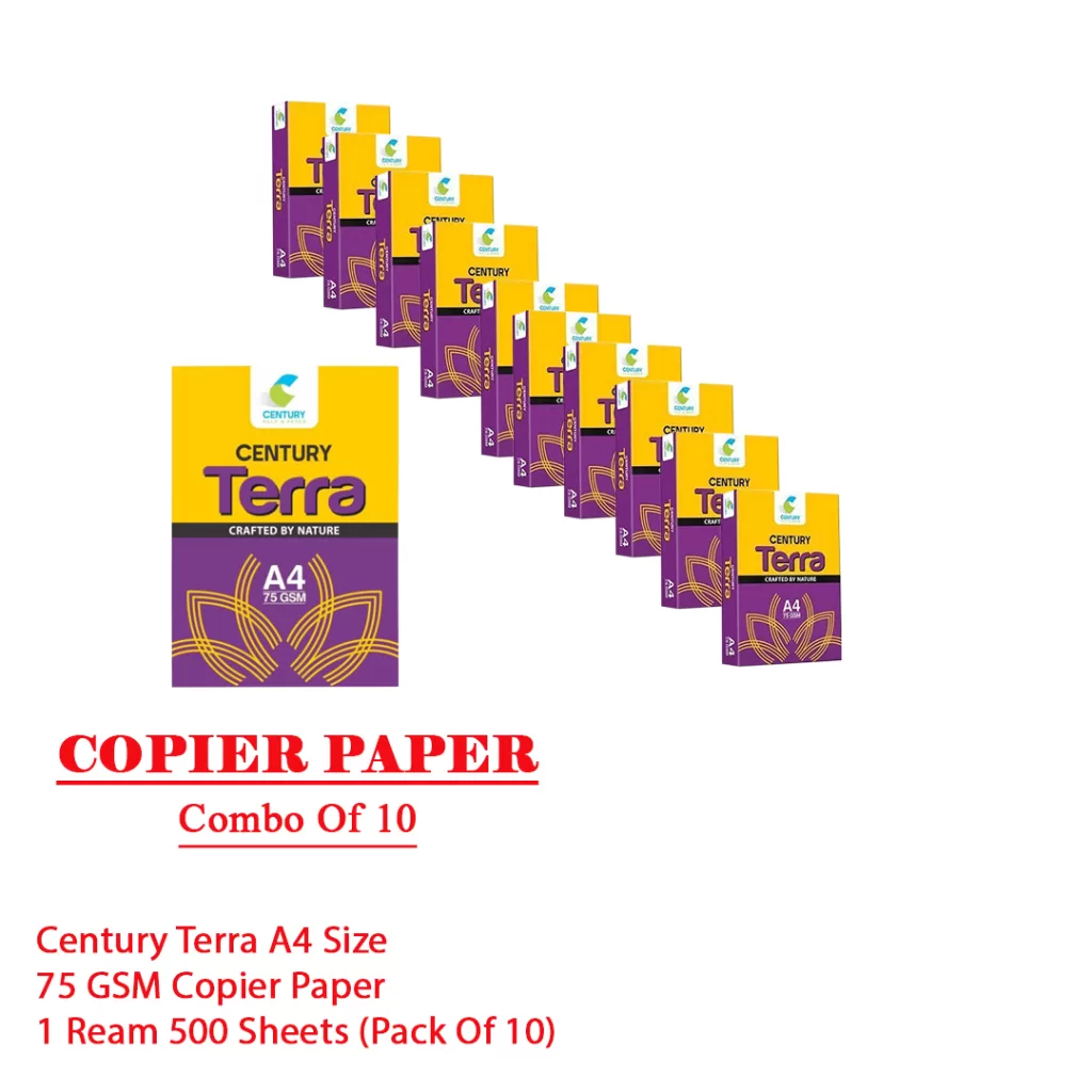Stop Managing Office Supplies the Old Way — Here’s a Smarter Alternative for Indian Businesses 7 century terra A4 size 75 gsm copier paper - pack of 10