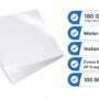 A4 Glossy Photo Paper 180 GSM 50 Sheets Pack of 2 Premium Photo Printing Paper