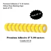 premium adhesive 2" X 30 meter yellow floor marking tape - pack of 10