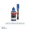 camlin whiteboard marker ink 100ml + whiteboard marker pen (blue)