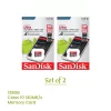 SanDisk Ultra MicroSDHC 128GB Class 10 Memory Card - Pack of 2 | 140MB/s Transfer Speed