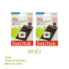 SanDisk Ultra microSDHC 32gb class 10 120mb/s memory card - pack of 2