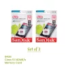 Ssandisk ultra microSDHC 64gb class 10 140mb/s memory card - pack of 2