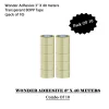 wonder adhesive 3" X 40 meters transparent BOPP tape - pack of 10