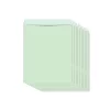 regular cloth lined envelopes (10 X 7) -pack of 100 (green)