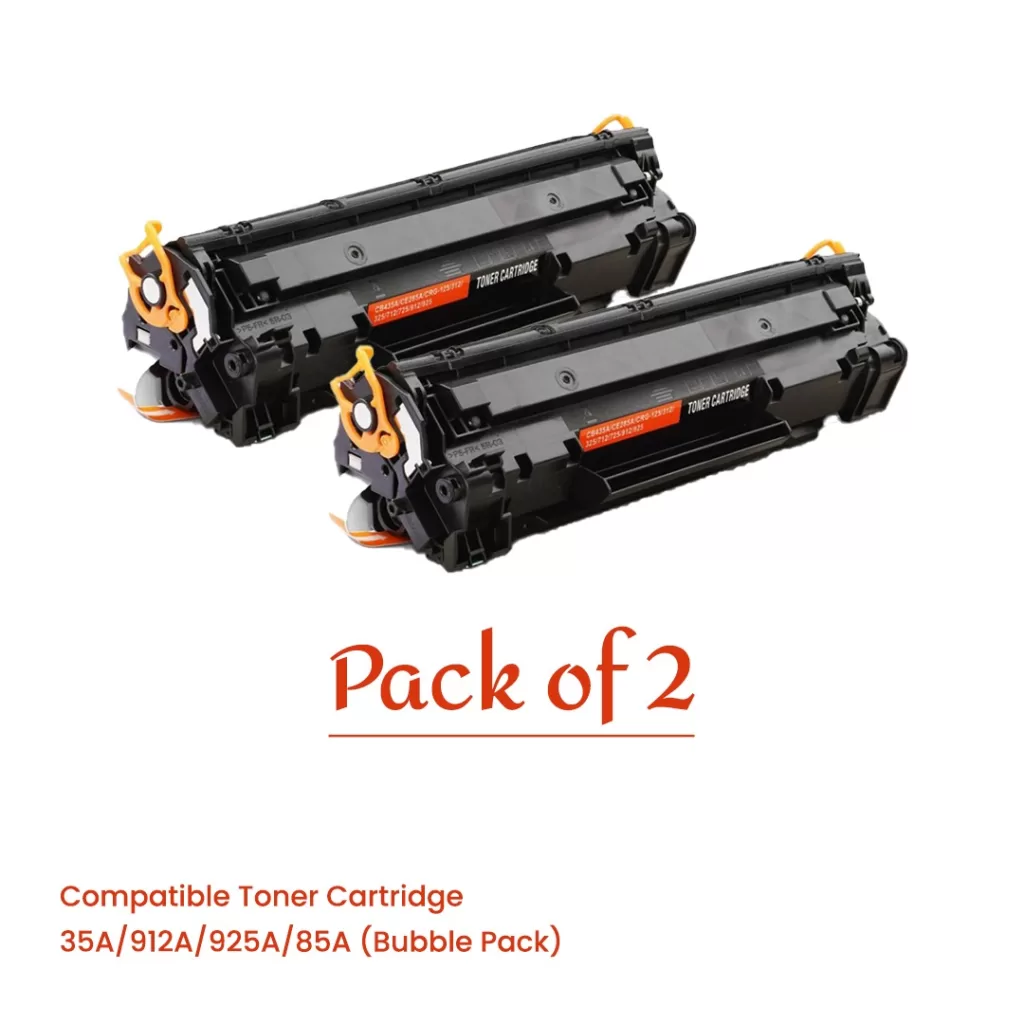 The Ultimate Guide to Printer Cartridges: Types, Compatibility, Cost & Buying Tips 2 compatible toner cartridge 35a/912a/925a/85a (bubble pack) - pack of 2