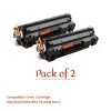 compatible toner cartridge 35a/912a/925a/85a (bubble pack) - pack of 2