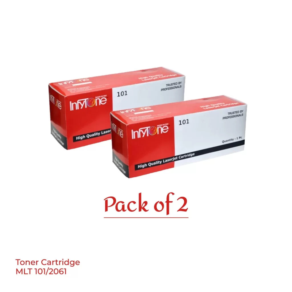 infytone compatible toner cartridge mlt 101/2061 - pack of 2