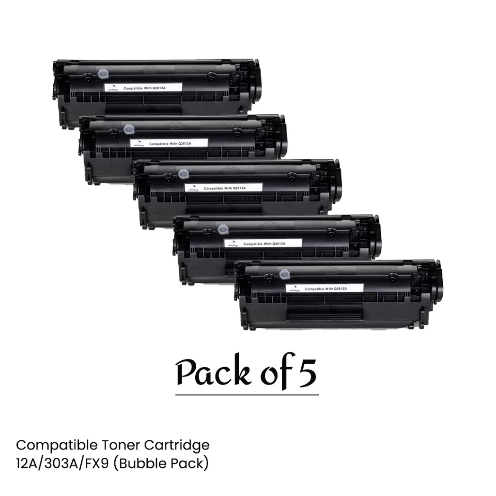Compatible vs Original Printer Cartridges: Which One Should Your Business Choose? 11 compatible toner cartridge 12A/303A/FX9 (bubble pack) - pack of 5