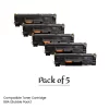 compatible toner cartridge 88A (bubble pack) - pack of 5