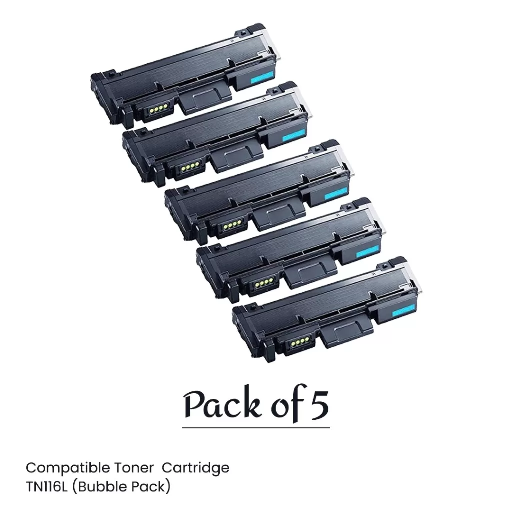 Compatible vs Original Printer Cartridges: Which One Should Your Business Choose? 9 compatible toner cartridge TN116L (bubble pack)- pack of 5