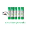 kores clear glue stick 8g -pack of 5