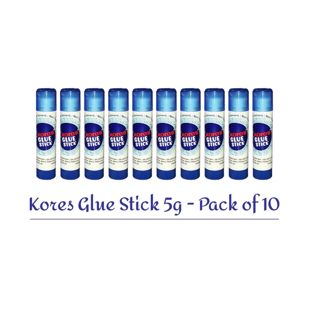 kores glue stick 5g - pack of 10