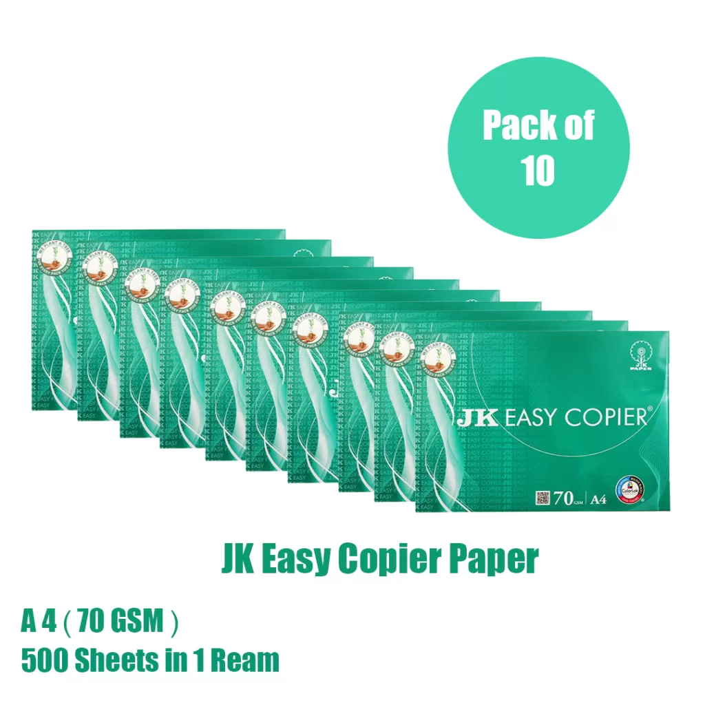 A4 size paper: Uses and Applications in India 4 JK Easy Copier Paper - A4 Size, 70 GSM