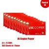 jk copier paper - a4 size, 75 gsm 1 ream, 500 sheets - pack of 10
