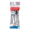 nataraj gelix gel pen (black) - pack of 5