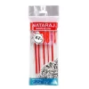 nataraj gelix gel pen (red) - pack of 5