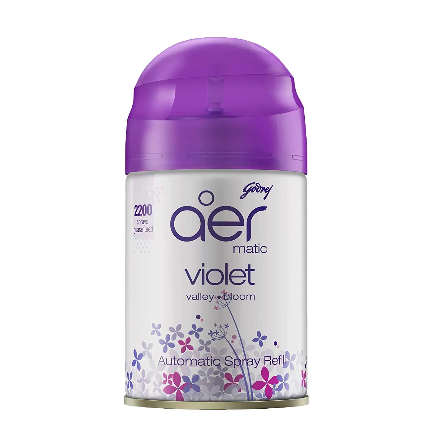 Godrej aer Matic Voilet Valley Bloom Automatic Air Freshener Spray Refill (210ml) – 1 Piece
