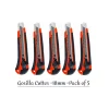 gorilla snap off cutter sx 89 -18mm (multicolor) - pack of 5