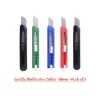 gorilla g-4c -18mm (multicolor) snap off cutter - pack of 5