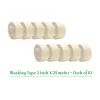 adhesive masking tape 48mm, 2 inch X 25 meter - pack of 10