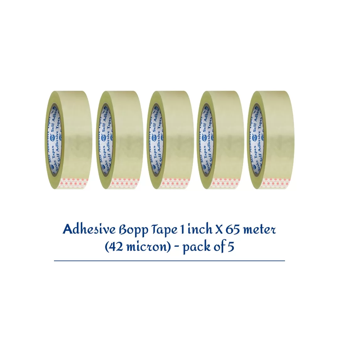 Bond 65meter Bopp Self Adhesive Red Tape 1 Inch, For Packaging, Sealing  Cartons, Thickness: 45 Micron at Rs 15/roll in Ahmednagar