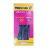 music 555 classic fine tip ball pens (black) - 1 box