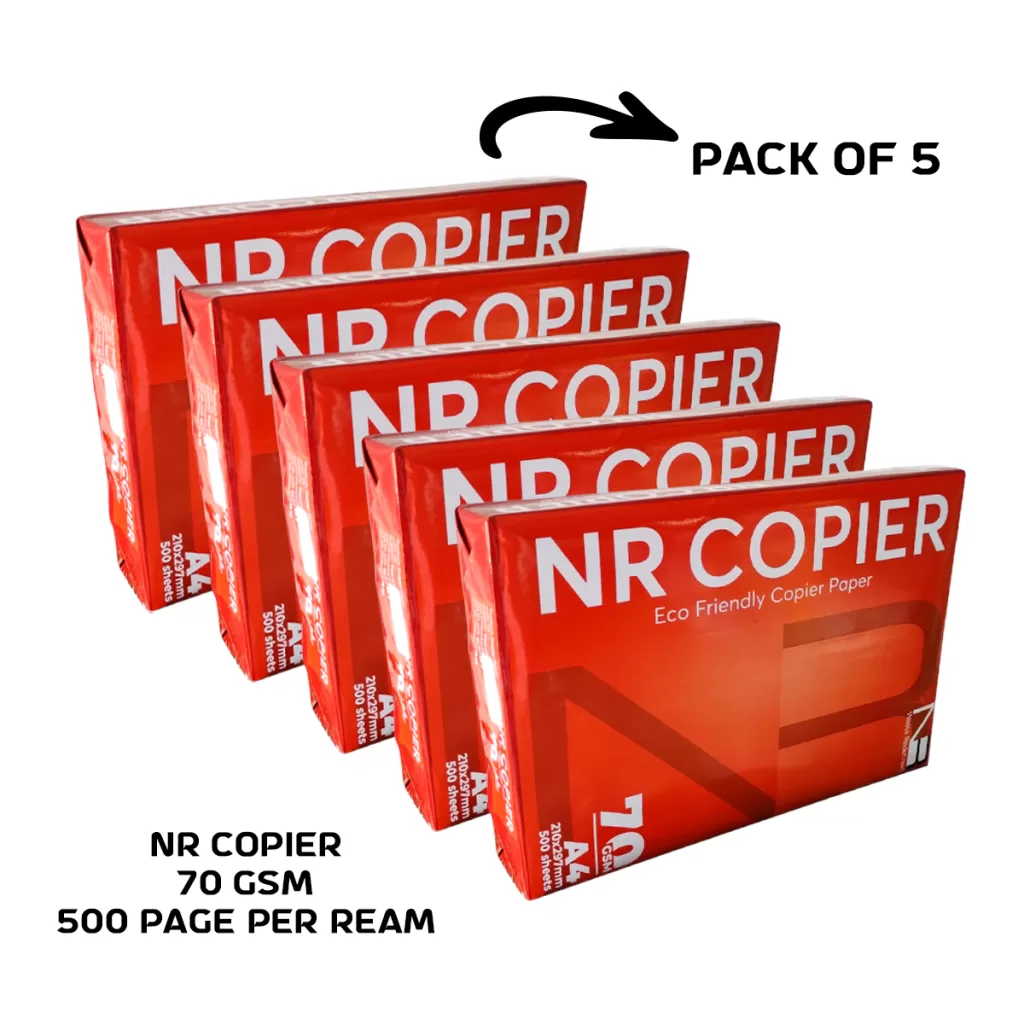 A4 size paper: Uses and Applications in India 3 NR Copier Paper 70 gsm